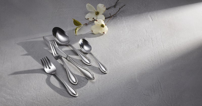 Oneida American Harmony Everyday Flatware Teaspoons, Set of 4 - Image 3